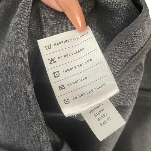 QOR Ponte Sheath Dress Womens XS Heather Gray Sleeveless Simple Basic Classic - Picture 6 of 10